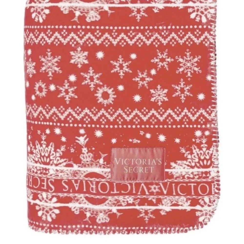 Victoria's Secret Pink Snowflake Throw